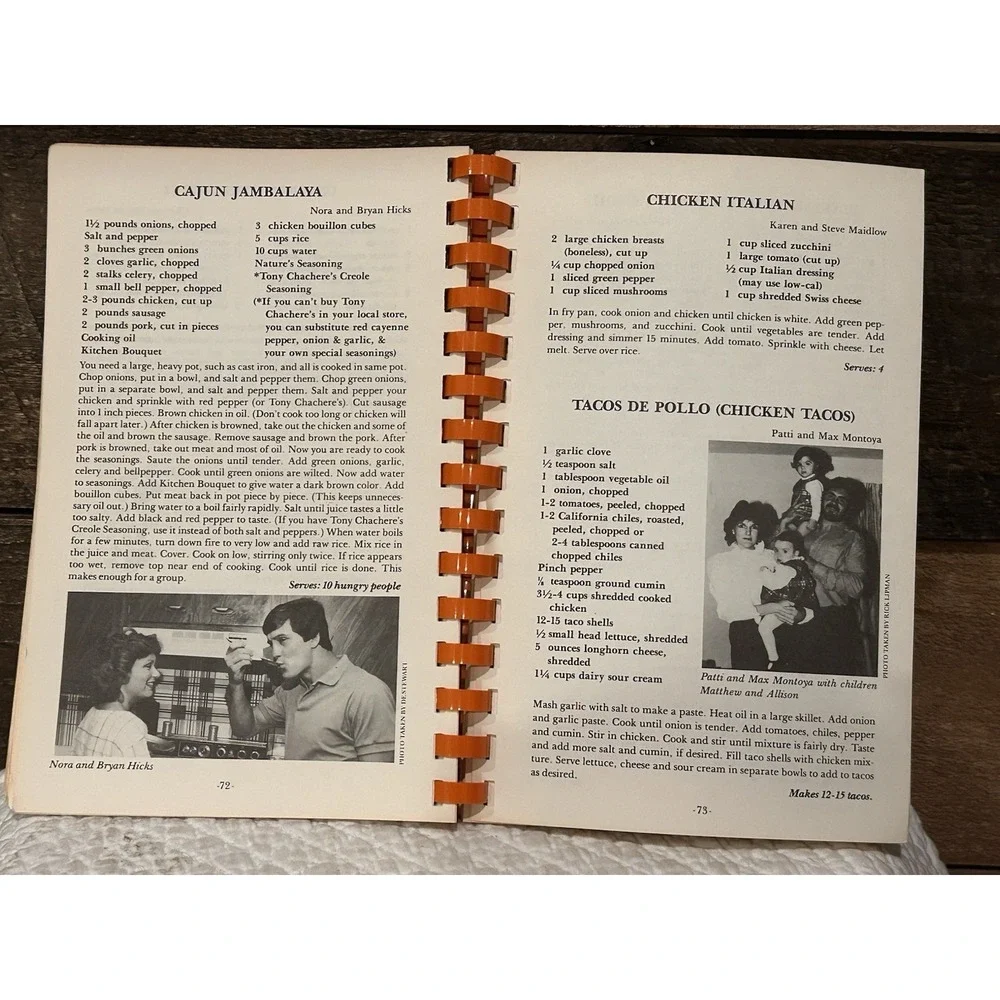 1984 Bengal Bites‎ Cincinnati Bengals Wives' Cookbook Spiral Bound 127 Pages